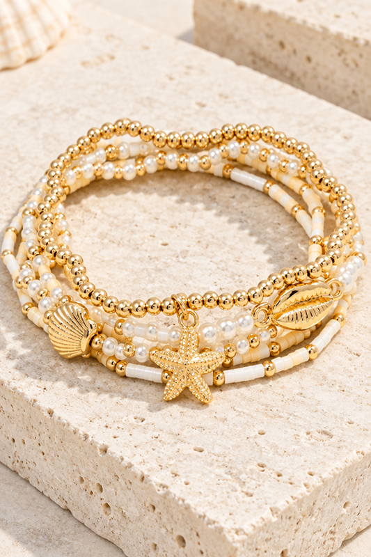 The Ocean Called Stacking Bracelet Set