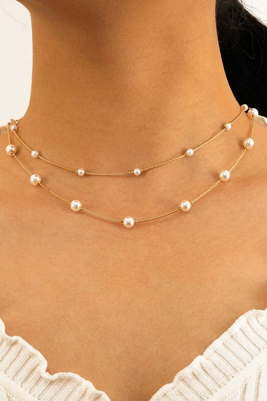 Take Me Dancing Dainty Pearl Necklace-[option4]-[option5]-Cute-Trendy-Shop-Womens-Boutique-Clothing-Store