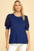 Lunch at the Bistro Solid Top Navy *instore & online-[option4]-[option5]-Cute-Trendy-Shop-Womens-Boutique-Clothing-Store