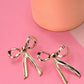 One of the Faves Bow Earrings-Gold-[option4]-[option5]-Cute-Trendy-Shop-Womens-Boutique-Clothing-Store