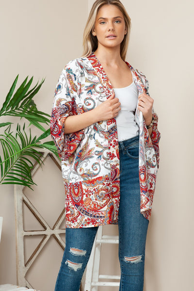 VINTAGE GYPSY COVER-UP KIMONO TOP *instore & online-[option4]-[option5]-Cute-Trendy-Shop-Womens-Boutique-Clothing-Store