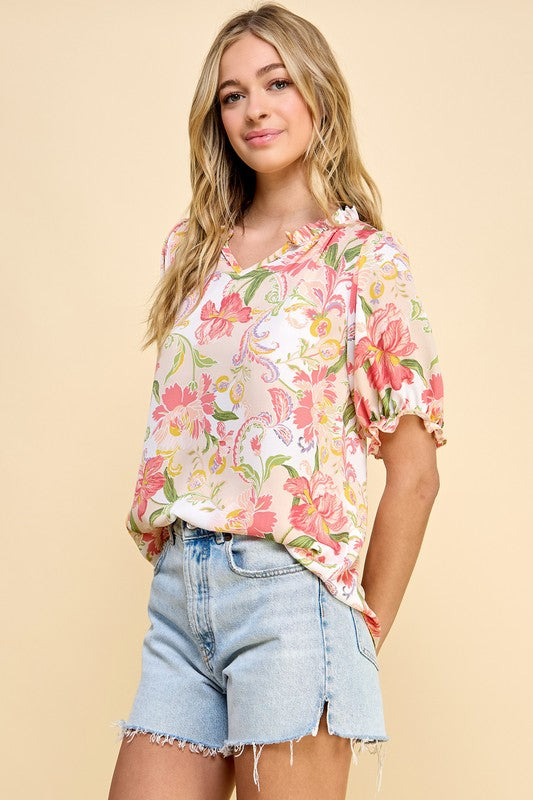 Shopping Day Floral Top *instore & online-[option4]-[option5]-Cute-Trendy-Shop-Womens-Boutique-Clothing-Store