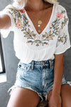 Everywhere You Go White Flowy Hi-low Top-[option4]-[option5]-Cute-Trendy-Shop-Womens-Boutique-Clothing-Store