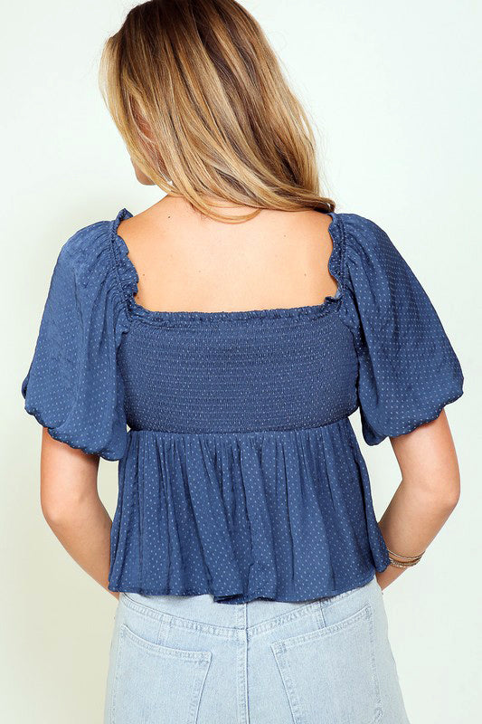 Bright As The Sky Blue Top-[option4]-[option5]-Cute-Trendy-Shop-Womens-Boutique-Clothing-Store