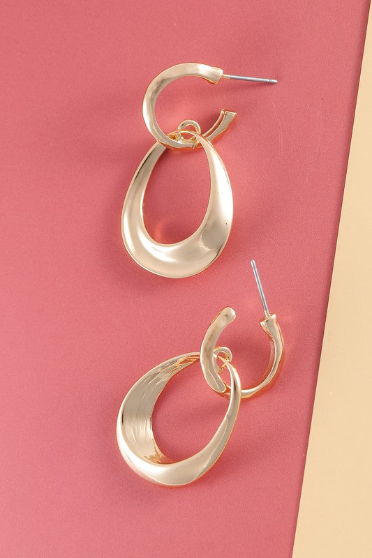 Karaoke Night Link Earrings-[option4]-[option5]-Cute-Trendy-Shop-Womens-Boutique-Clothing-Store