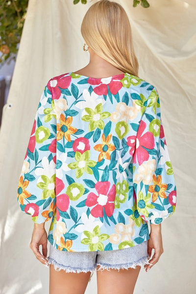Take a Bow Long Sleeve Floral Top-[option4]-[option5]-Cute-Trendy-Shop-Womens-Boutique-Clothing-Store