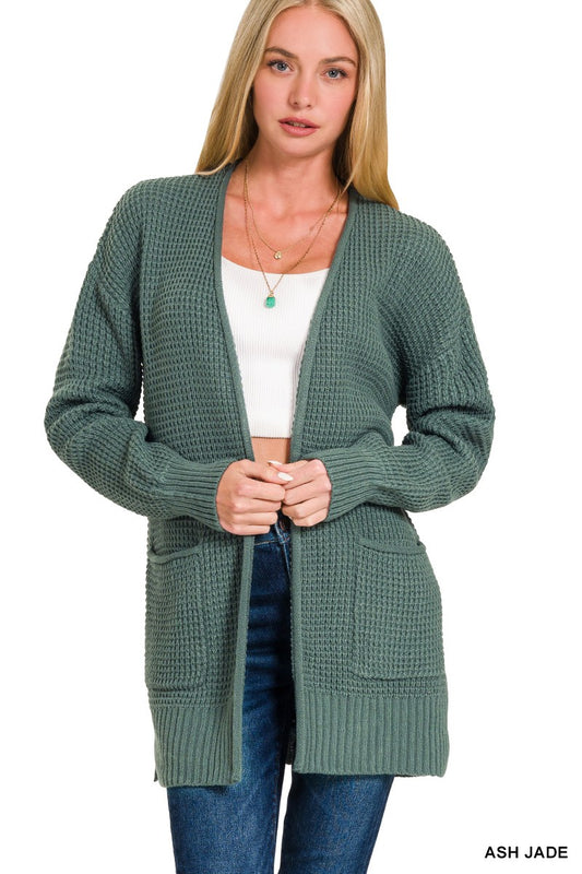 Sunday Morning Open Cardigan-Ash Jade-SMALL-Cute-Trendy-Shop-Womens-Boutique-Clothing-Store