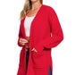 Sunday Morning Open Cardigan-Red-SMALL-Cute-Trendy-Shop-Womens-Boutique-Clothing-Store