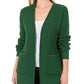 Sunday Morning Open Cardigan-Dark Green-SMALL-Cute-Trendy-Shop-Womens-Boutique-Clothing-Store