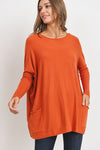 My New Favorite Soft Sweater Burnt Orange-[option4]-[option5]-Cute-Trendy-Shop-Womens-Boutique-Clothing-Store