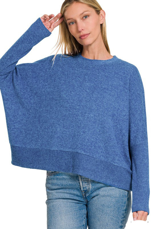 It's A Dream Dolman Sleeve Sweater Top-[option4]-[option5]-Cute-Trendy-Shop-Womens-Boutique-Clothing-Store