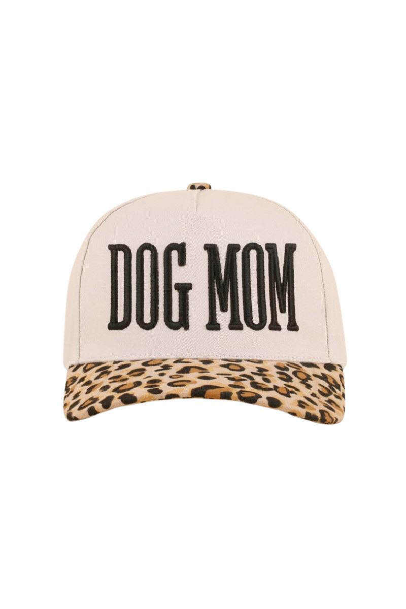 Dog Mom Two Tone Baseball Cap-Cute-Trendy-Shop-Womens-Boutique-Clothing-Store