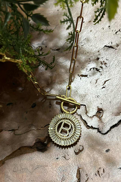 Paperclip Chain Radiant Gold Initial Necklace A - W-B-[option4]-[option5]-Cute-Trendy-Shop-Womens-Boutique-Clothing-Store