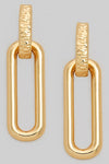 Just My Type Gold Link Earrings-[option4]-[option5]-Cute-Trendy-Shop-Womens-Boutique-Clothing-Store