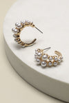 Nothing Like It Double Pearl Huggie Earrings-[option4]-[option5]-Cute-Trendy-Shop-Womens-Boutique-Clothing-Store