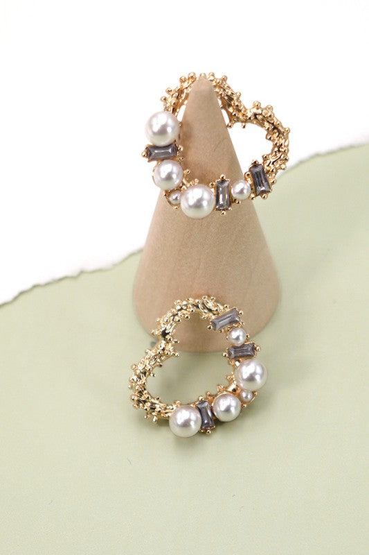 The Sweetest Ever Heart Pearl Earrings-[option4]-[option5]-Cute-Trendy-Shop-Womens-Boutique-Clothing-Store