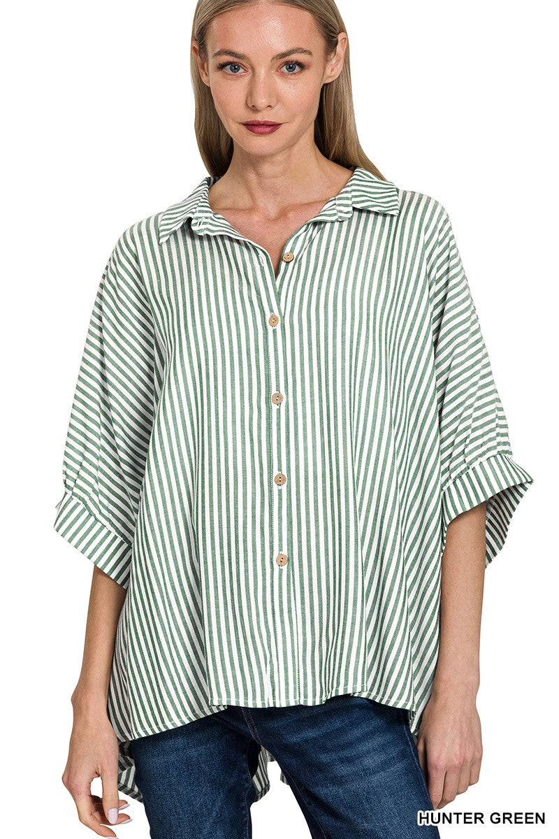 Salute the Stripes Top green-[option4]-[option5]-Cute-Trendy-Shop-Womens-Boutique-Clothing-Store