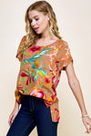Be Bold Mocha Floral Top *instore & online-[option4]-[option5]-Cute-Trendy-Shop-Womens-Boutique-Clothing-Store