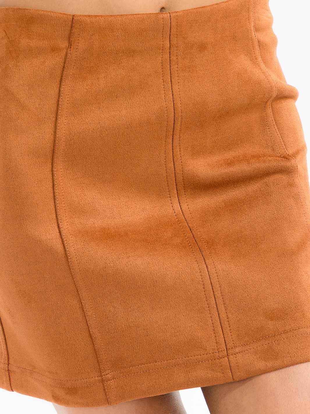 Uptown Velvet Zip Mini Skirt-Cute-Trendy-Shop-Womens-Boutique-Clothing-Store