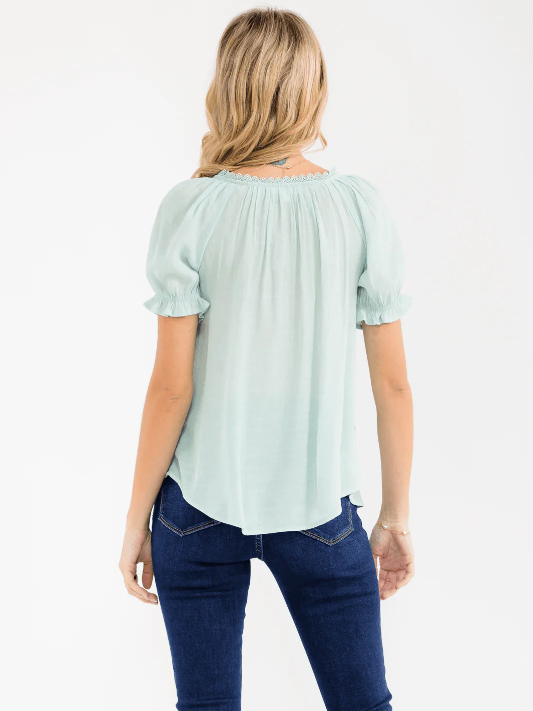 The Meadow Breeze Embroidered Blouse-[option4]-[option5]-Cute-Trendy-Shop-Womens-Boutique-Clothing-Store