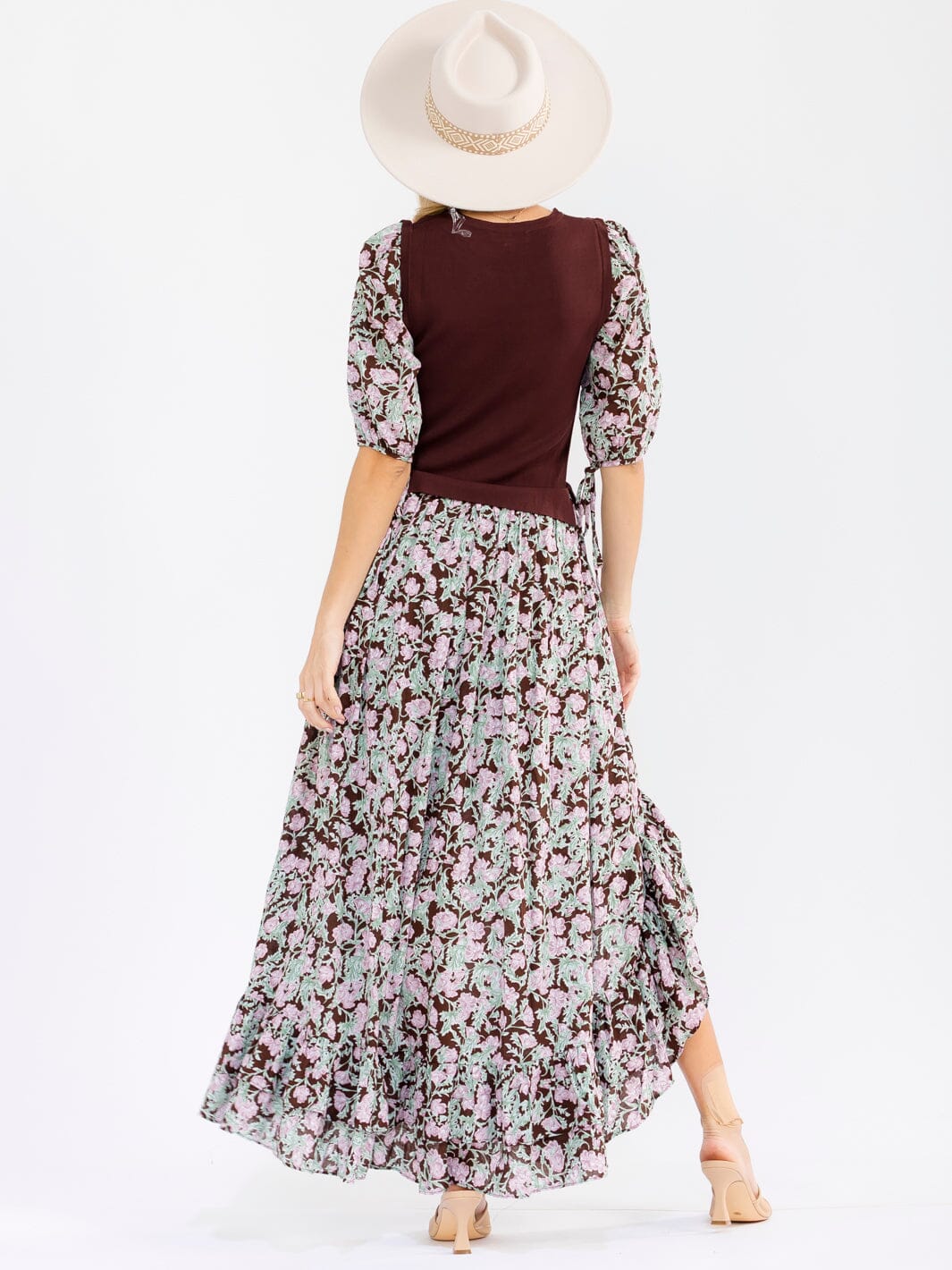 Boho Radiance Contrast Slit Maxi-Cute-Trendy-Shop-Womens-Boutique-Clothing-Store