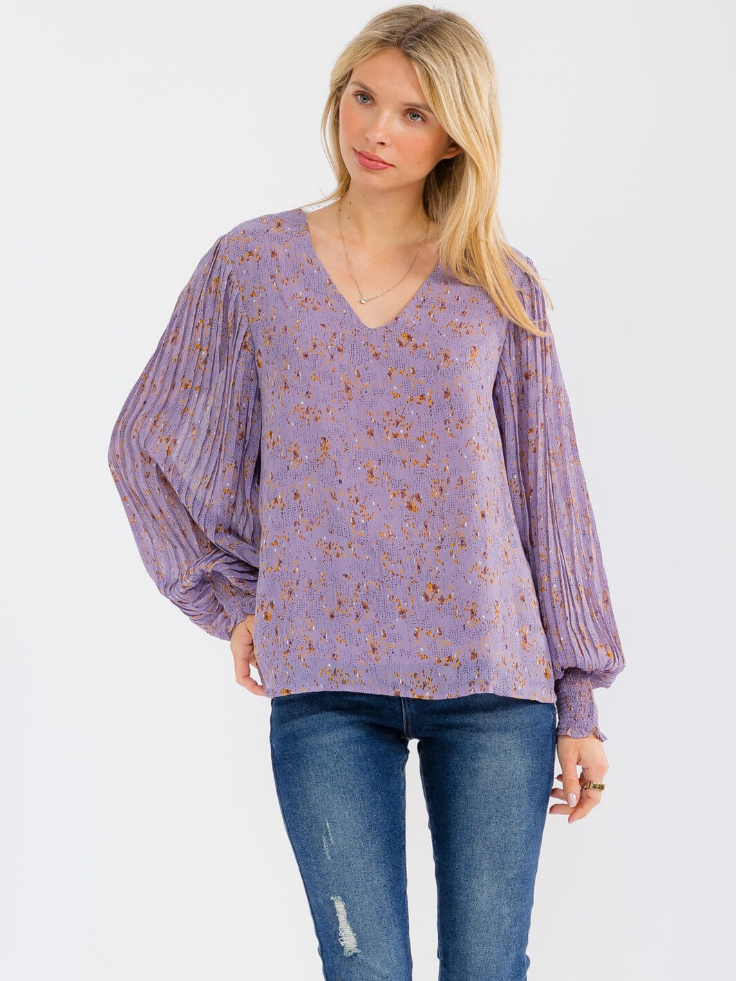Romance Etched Long-Sleeve Blouse-Cute-Trendy-Shop-Womens-Boutique-Clothing-Store