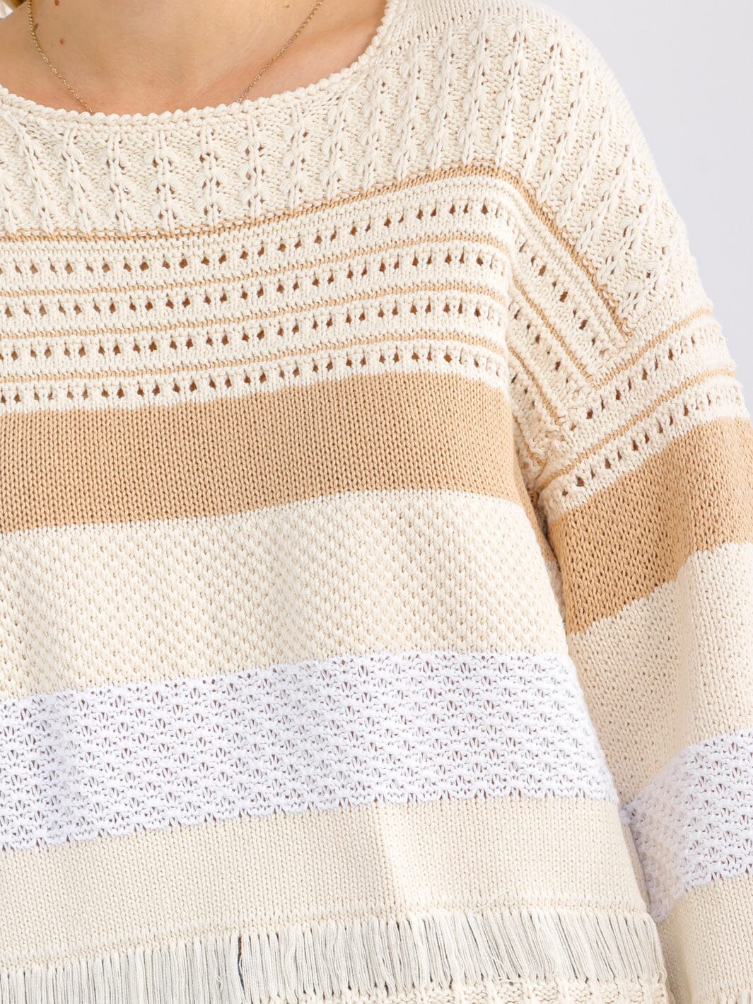 Sundown Stripe Open-Knit Pullover-Cute-Trendy-Shop-Womens-Boutique-Clothing-Store