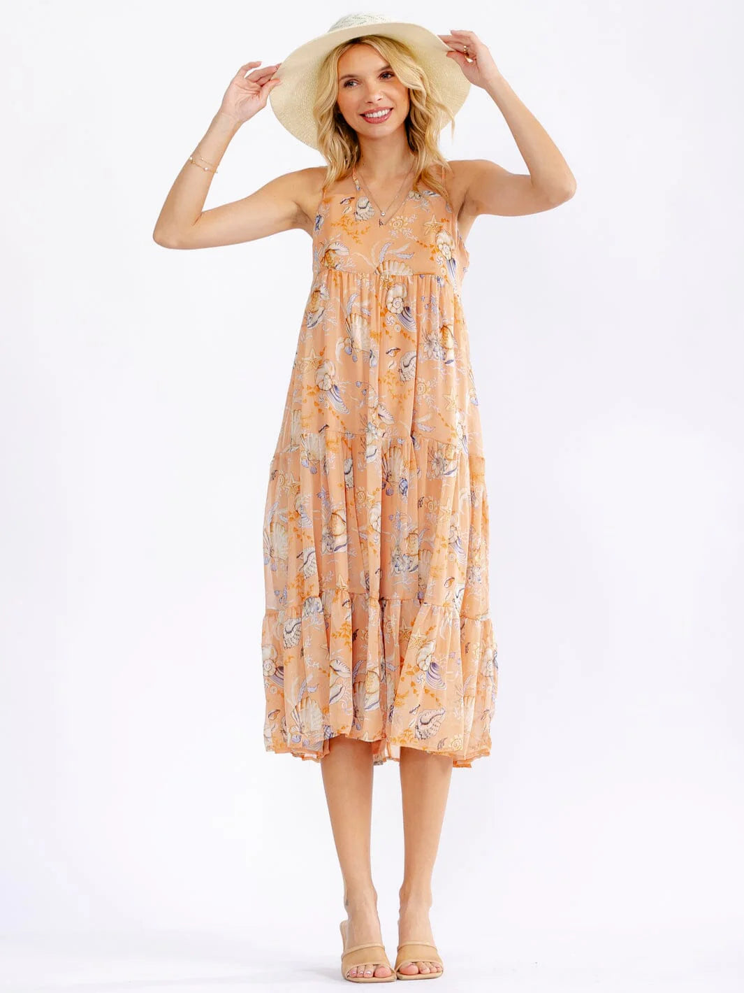 Seashell Sensation Dress-[option4]-[option5]-Cute-Trendy-Shop-Womens-Boutique-Clothing-Store