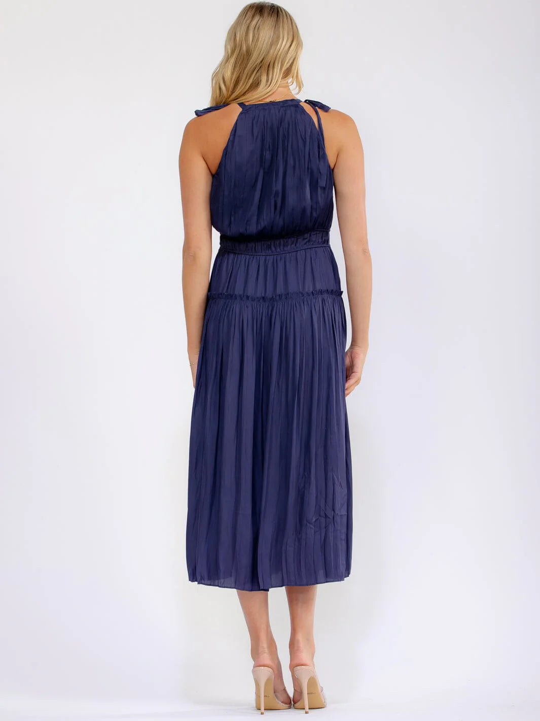 Midnight Elegance Tiered Halter Maxi Dress-[option4]-[option5]-Cute-Trendy-Shop-Womens-Boutique-Clothing-Store