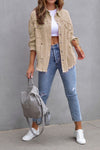 Like A Charm Denim Shacket Khaki-[option4]-[option5]-Cute-Trendy-Shop-Womens-Boutique-Clothing-Store