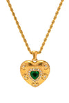 Feel Like Royalty Gold Heart Necklace-[option4]-[option5]-Cute-Trendy-Shop-Womens-Boutique-Clothing-Store