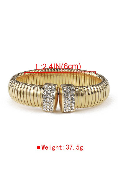 Easy Elegance Gold Bangle Bracelet-[option4]-[option5]-Cute-Trendy-Shop-Womens-Boutique-Clothing-Store