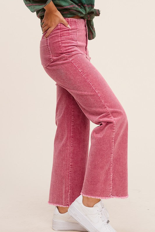 Hello There Rose Corduroy Pants-[option4]-[option5]-Cute-Trendy-Shop-Womens-Boutique-Clothing-Store