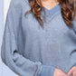 Take A Ride Blue V Neck Waffle Top-[option4]-[option5]-Cute-Trendy-Shop-Womens-Boutique-Clothing-Store