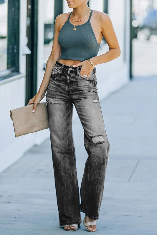 No Doubt Black Wide Leg Jeans-[option4]-[option5]-Cute-Trendy-Shop-Womens-Boutique-Clothing-Store