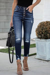 Rockin' It Distressed Skinny Jeans-[option4]-[option5]-Cute-Trendy-Shop-Womens-Boutique-Clothing-Store