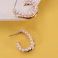 Bridge The Gap Pearl & Gold Earrings-[option4]-[option5]-Cute-Trendy-Shop-Womens-Boutique-Clothing-Store