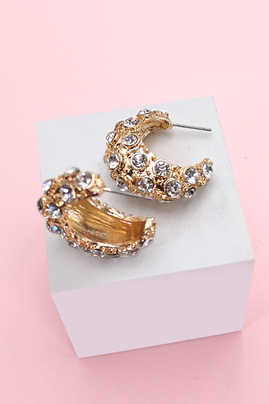 Ballroom Dancing Rhinestone Hoops-[option4]-[option5]-Cute-Trendy-Shop-Womens-Boutique-Clothing-Store