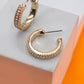 For All Seasons Pearl Hoop Earrings