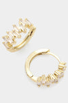 Perfect Balance CZ Huggie Earrings Gold-Gold-[option4]-[option5]-Cute-Trendy-Shop-Womens-Boutique-Clothing-Store