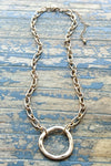 Circle of Friends Silver Necklace-[option4]-[option5]-Cute-Trendy-Shop-Womens-Boutique-Clothing-Store