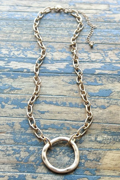 Circle of Friends Silver Necklace-[option4]-[option5]-Cute-Trendy-Shop-Womens-Boutique-Clothing-Store