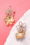 Double Flowers Pearl Earrings-[option4]-[option5]-Cute-Trendy-Shop-Womens-Boutique-Clothing-Store