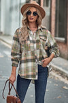 Walk On By Green Plaid Button Up Top-[option4]-[option5]-Cute-Trendy-Shop-Womens-Boutique-Clothing-Store