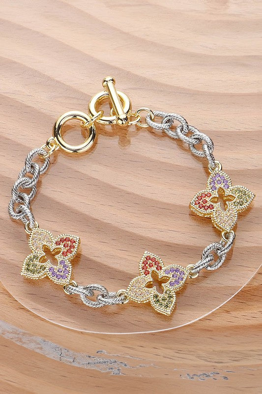 Lucky Day Clover Bracelet-[option4]-[option5]-Cute-Trendy-Shop-Womens-Boutique-Clothing-Store
