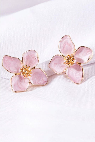 Whimsical Flower Earrings Pink-[option4]-[option5]-Cute-Trendy-Shop-Womens-Boutique-Clothing-Store