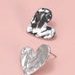 Hang On To Me Hammered Heart Earrings-Silver-[option4]-[option5]-Cute-Trendy-Shop-Womens-Boutique-Clothing-Store