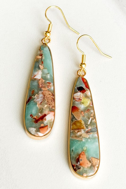 Amazonite Delight Drop Earrings-[option4]-[option5]-Cute-Trendy-Shop-Womens-Boutique-Clothing-Store