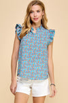 Take me Shopping top Blue *instore & online-[option4]-[option5]-Cute-Trendy-Shop-Womens-Boutique-Clothing-Store