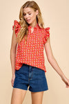 Take me Shopping Top Coral-[option4]-[option5]-Cute-Trendy-Shop-Womens-Boutique-Clothing-Store